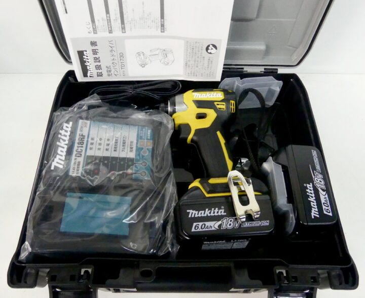 makita マキタ 18V 充電式インパクトドライバ【TD173DGXFY】イエロー